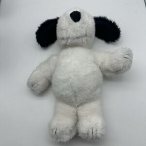 Vintage Snoopy Plush Stuffed Animal Peanuts 1958-1963 Black White Dog Retro